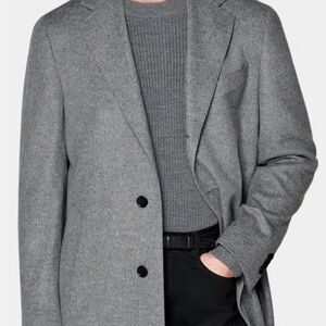 Gray Wool Blazer